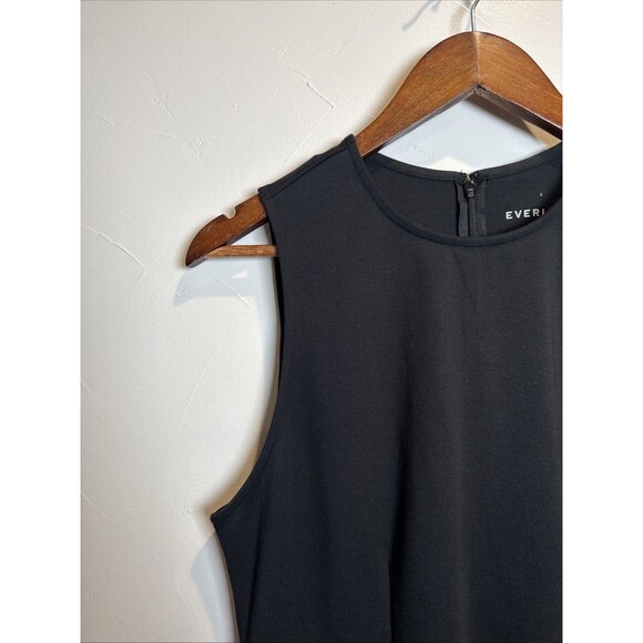 Everlane Women's Dream '90s Shift Dress Black Size Large NWT - Picture 4 of 15